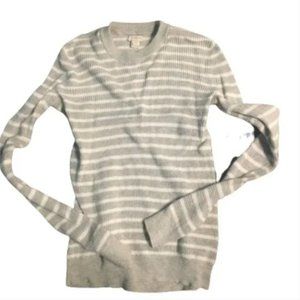 J Crew Striped Wool Sweater Size XS